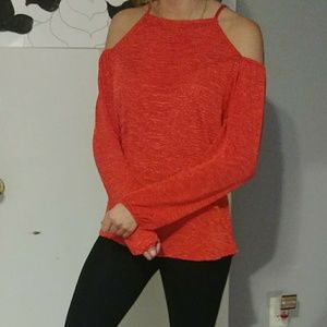 Off-the-shoulder shirt